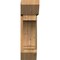Ekena Millwork Imperial Slat Rough Sawn Bracket w/ Offset Brace, Western Red Cedar, 8"W x 24"D x 28"H BKT0806X24X28IMP06RWR - alternate 3